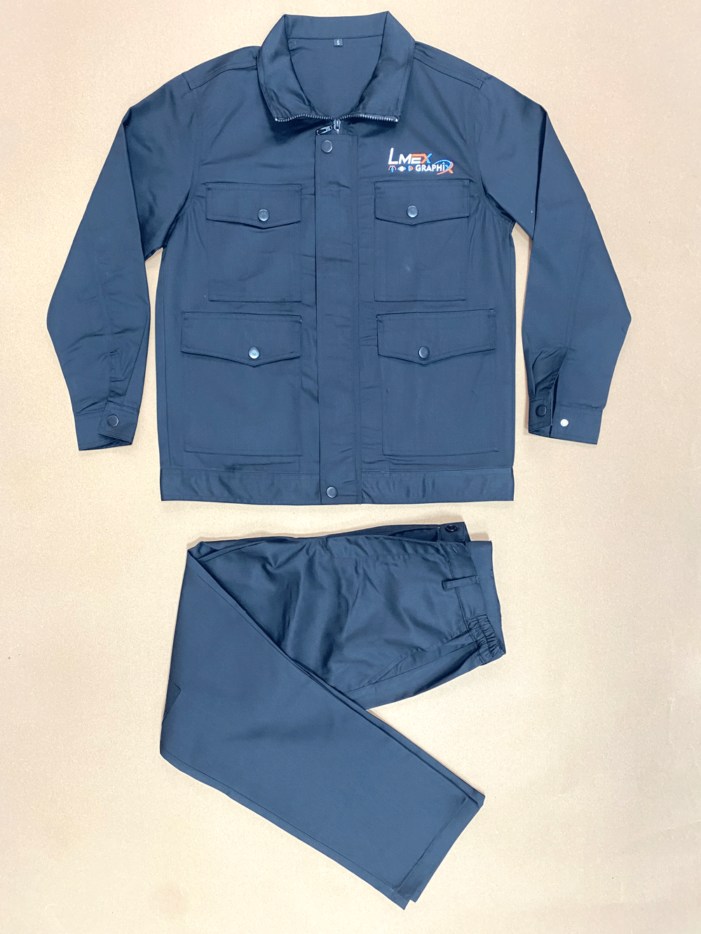 春秋夾克工作服套裝定制耐磨耐臟可加logo企業(yè)工裝定制 派登服飾
